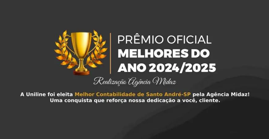 Uniline é eleita a melhor contabilidade de Santo André pela Agência Midaz!